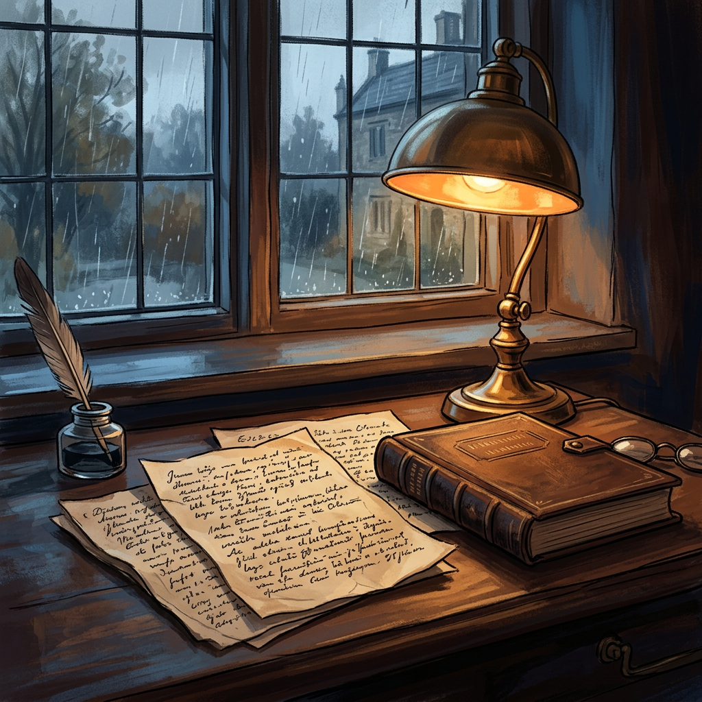 Atmospheric still life of revisiting an old story